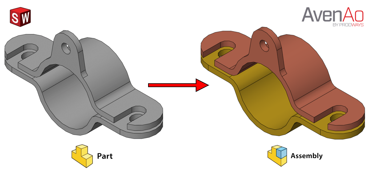 Transformez votre Pièce à Corps Multiple en Assemblage sur SOLIDWORKS : Rapide et Efficace ! 🚀⚡